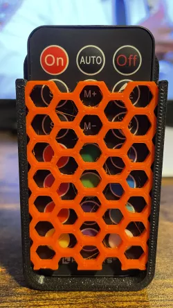LED Remote Holder with screw holes