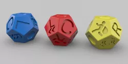 Left Center Right Crazy Dice Game