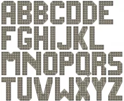 lego compatible alphabet and digits