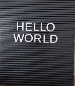 Letter Board (Customisable)