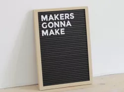 Letter Board - Fully 3D Printed