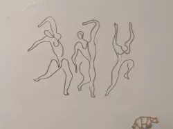 Line Drawing Wall Art