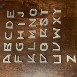 Makerwiz 3D Letters
