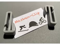 Mask clips for outdoors activities