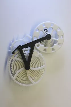 Mechanical Clock Escapement with Balance-Wheel