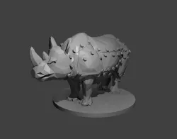 Mechanical Polygonal Rhino