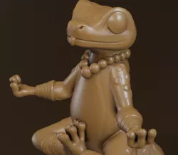 Meditating Lizard