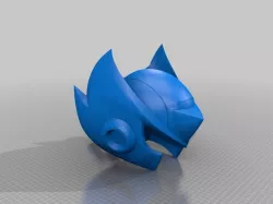 Mega Man Zero Helmet Seperated / Split