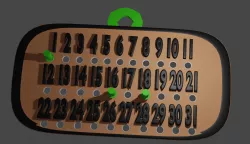 Memorial calendar