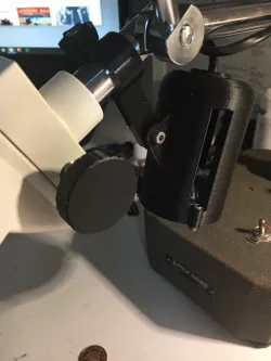 microscope light bracket