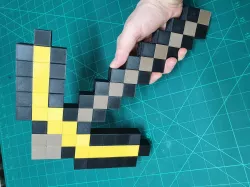 Minecraft Gold Pickaxe