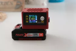 Mini Lab Bench Power Supply (DPS3003) Powered by Einhell Batteries or DC Source