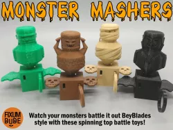 Monster Mashers Spinning Battle Tops