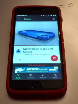 Motorola E4 Case and Model 