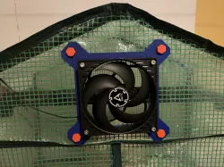 Mounting Plates for 120mm computer fan on grow tents / walls