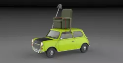 Mr Bean's Leyland Mini - Armchair Driving