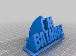 My Customized Sweeping 2-line name plate (text)