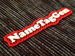 Name Tag Generator for Christmas gifts