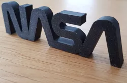 NASA lettering