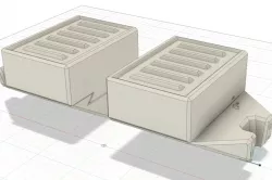 Parametric height steps for Ikea Langur high chair
