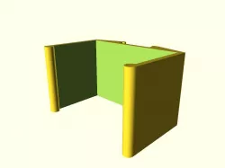 Parametric LED Strip Clip for Board Edges