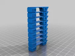 PETG Temp Tower for CURA 220-260 degrees