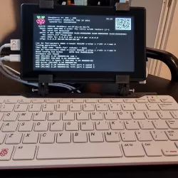 Pi 400 Screen Holder for Waveshare 7'' HDMI Display