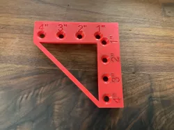 Picture Frame D Ring Hole Drilling Jig