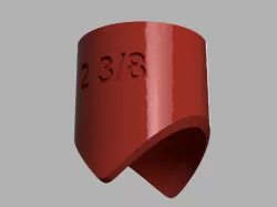 Pipe Coping Marker (90 degree, 2 3/8 inch)