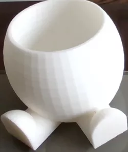 plant pot with legs