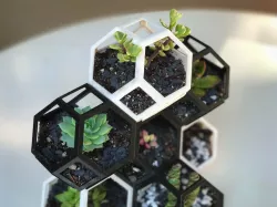 Plantygon - Modular Geometric Stacking Planter for Succulents