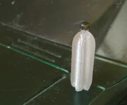 Plastic bottle model