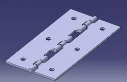 Print in place hinge