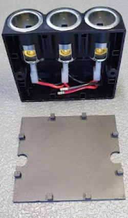 Procar dreifachsteckdose backplate