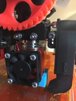 prusa i3 adjustable radial fan mount 