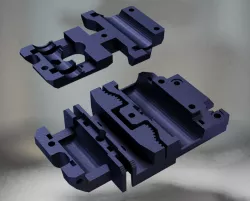 Prusa MK3s Extruder Carriage for Bear X-axis with M3 nuts (remix)
