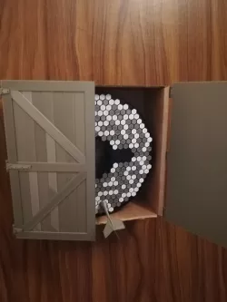 Prusament, kind of darts game (dartboard, cabinet and dart)