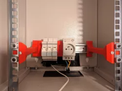 Rack Din rail support