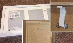 RIBBA IKEA frame hook/ holder