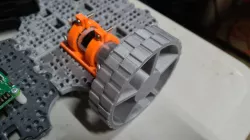 Robot wheel for 4mm shaft with flat