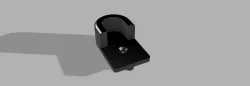 Rod holder for cabinet