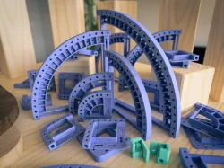 Round Corner Templates in a Full Range of Radius Sizes