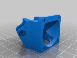 Saldot Fan Mount for Delta with 30mm fan E3Dv6