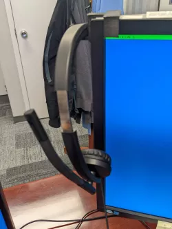 Samsung S24C450 Monitor Headset Hook