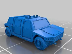 SciFi Vehicle Set 1 - Cars - 6mm