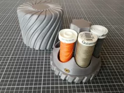 Sewing Thread Box (round)