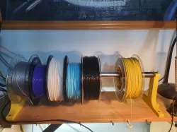 Shelf Mounted Spool Holder