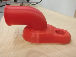 Shop vac adapter for one-man wall drilling