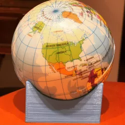 Simple Base for an 100mm Earth Globe