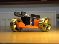 Simple three wheel arduino car